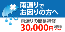 浜松市中央区で雨漏りにお困りの方へ