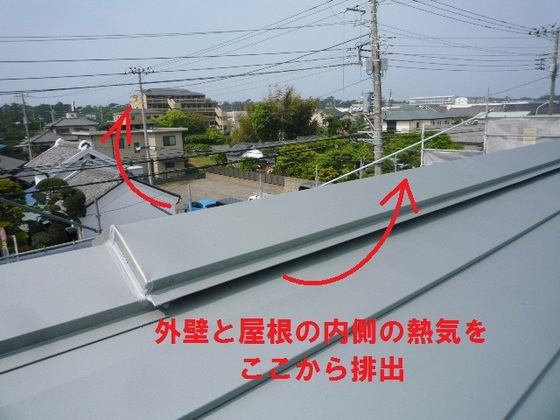 木造２階建て店舗併用住宅の屋根をガルバリウム鋼板で施工しております